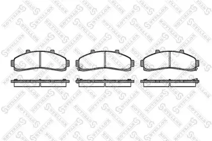 Комплект тормозных колодок, дисковый тормоз STELLOX купить